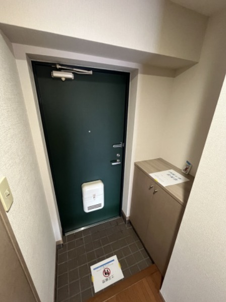 シューズボックスの上のスペースは自由に使えます