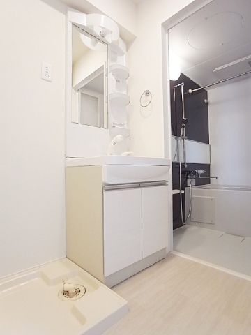 朝の支度に大活躍のシャンプードレッサー付き