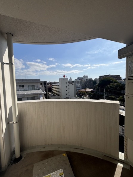 日当り良好なバルコニー