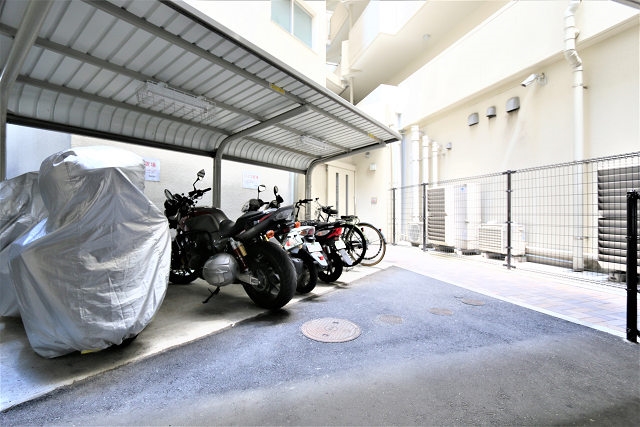 駐輪スペースがあります