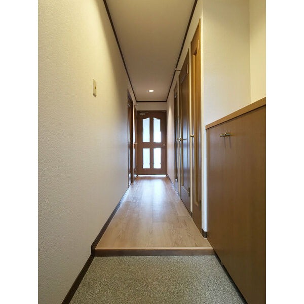 開放感のある玄関です