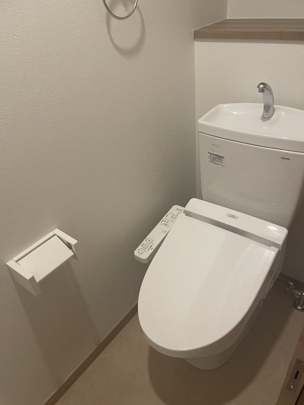 嬉しいウォシュレット機能付き