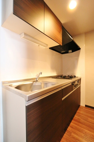 ３口ガスコンロ付きでお料理おラクラク