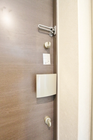 ダブルロックで防犯安心です