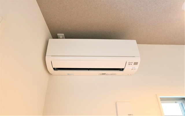 エアコン付きで年中快適