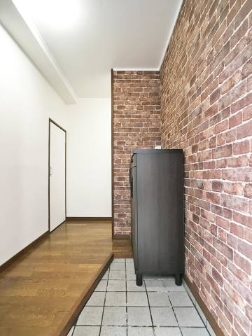 玄関もゆったりしています