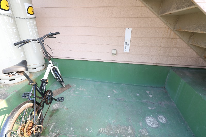 駐輪スペースです。