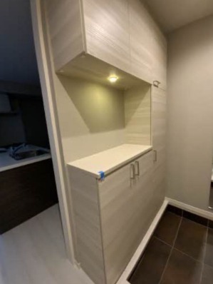 開放感のある玄関ですね