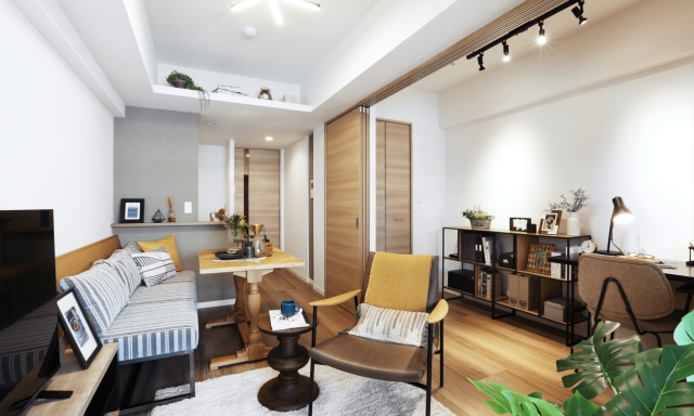 広々リビングでゆっくりお過ごし下さい