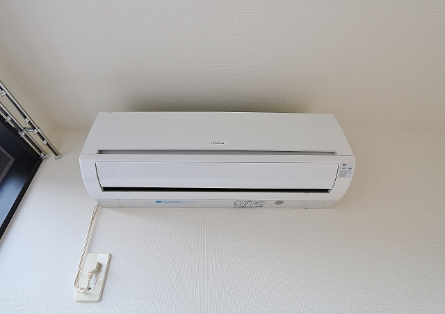 エアコン付で年中快適に過ごせます