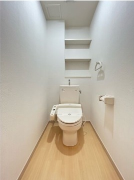 清潔感のあるトイレです