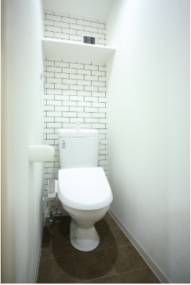 温水洗浄便座付きです