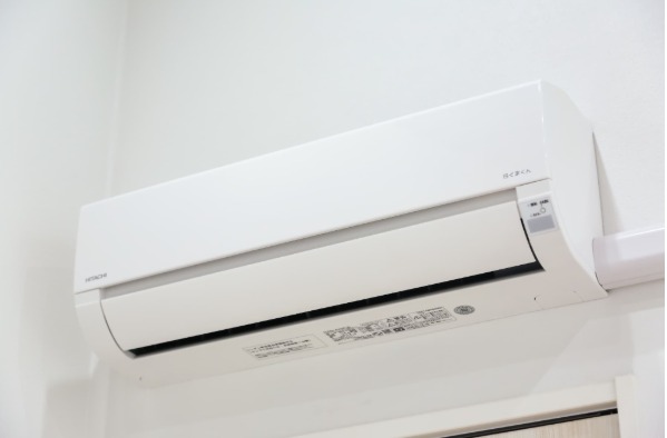 エアコン付きで年中快適に過ごせますね♪