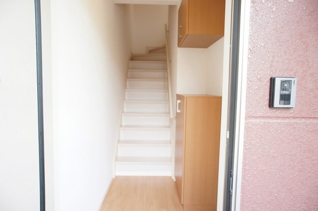 温かみのある玄関