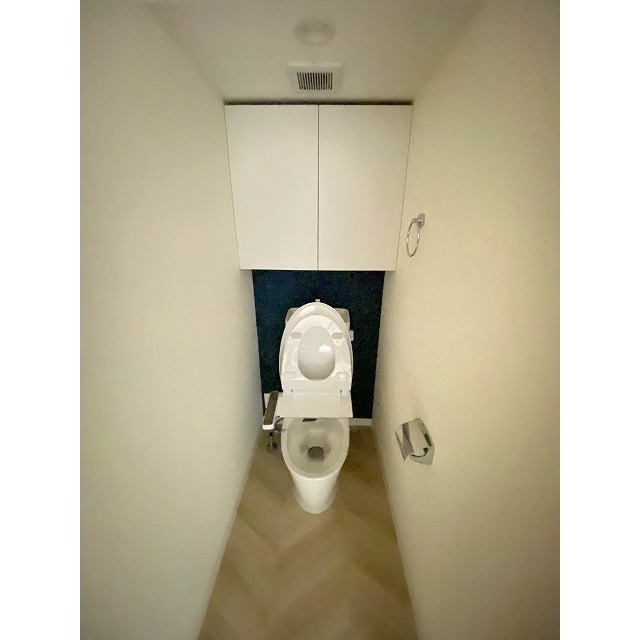 清潔感のあるトイレですね