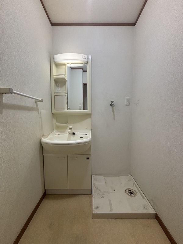 毎日の身支度がしやすい洗面所です