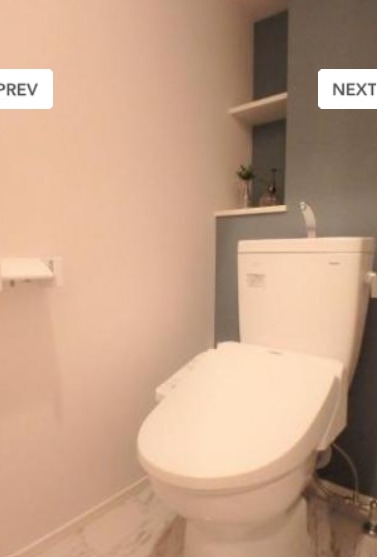 清潔感のあるトイレですね