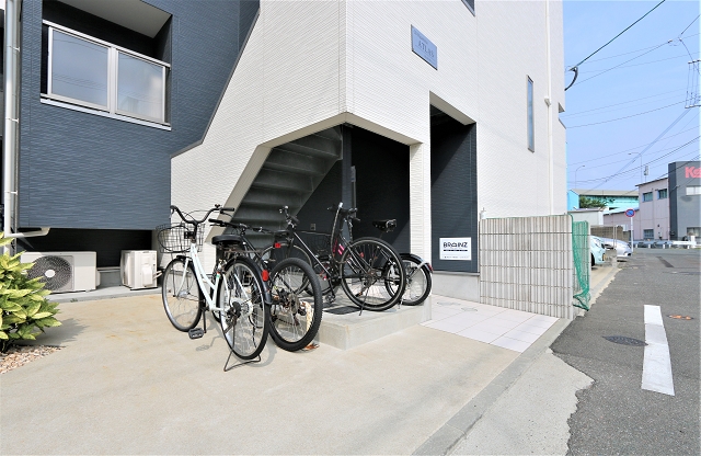 ちょっと近くまでお買物に便利な駐輪スペース