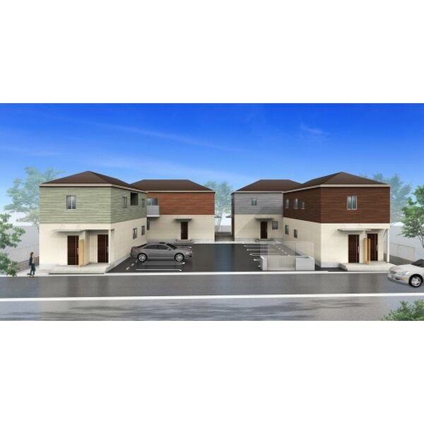 建物外観パースになります。