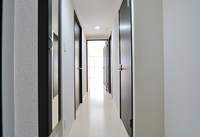 開放感のある玄関