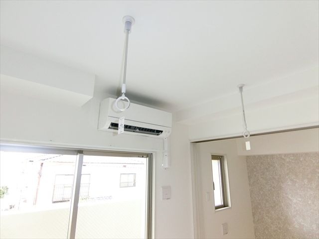 室内洗濯物干しです