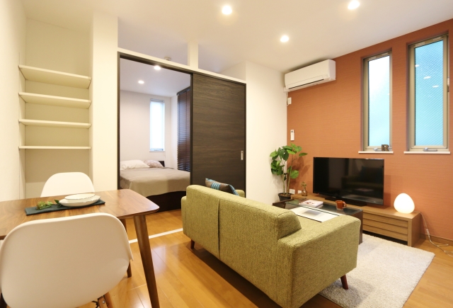 開放感のあるリビングです