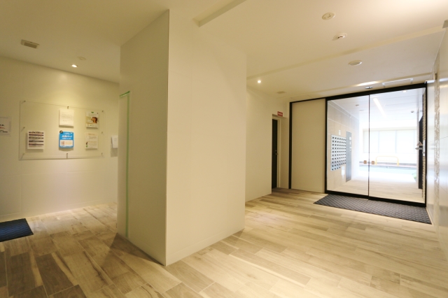 ホテルの様なエントランスです