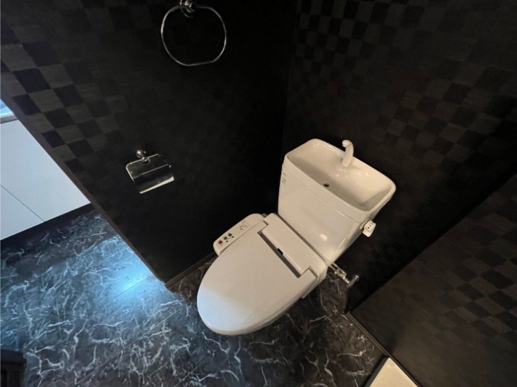 温水洗浄機能付きです