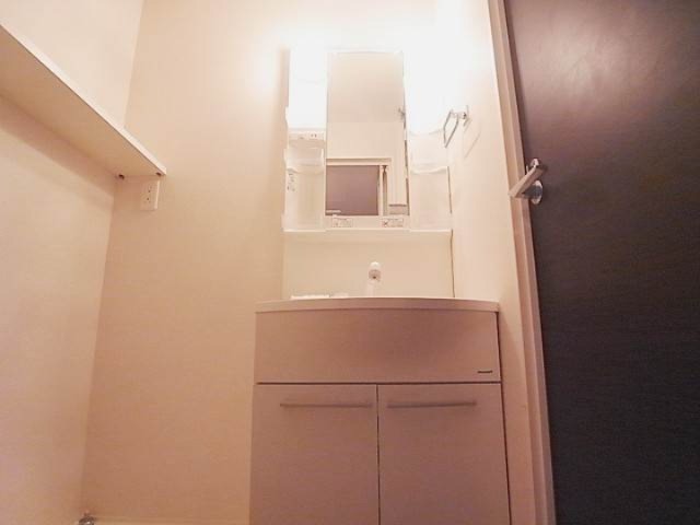 朝の身支度はこちらですね