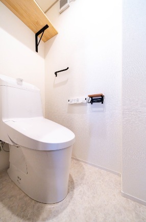 嬉しい温水洗浄機能付き