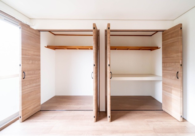 荷物が多くても安心な収納スペース