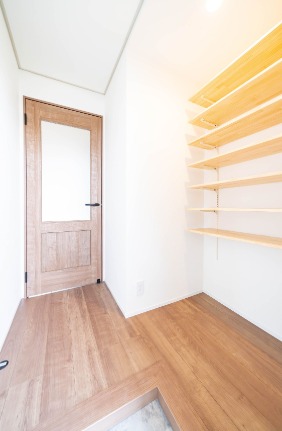 開放感のある玄関