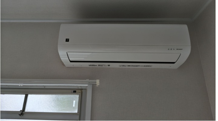 エアコン付きで年中快適に過ごせますね♪