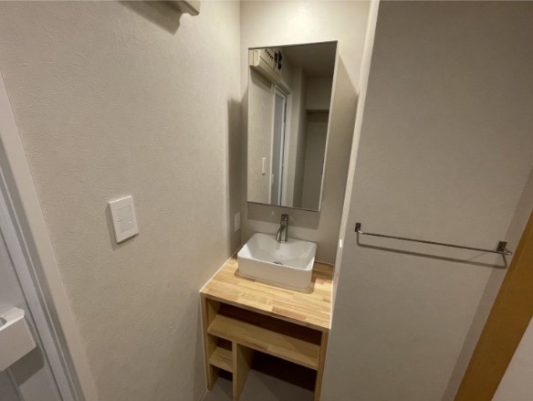 オシャレな洗面台です