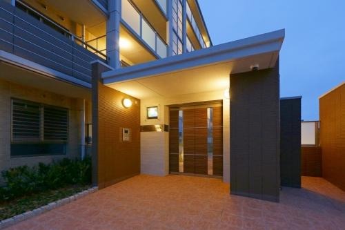 エントランスもきれいにされています