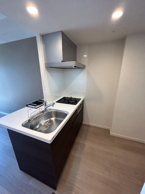 2口のシステムキッチンで料理がはかどりますね