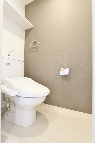 清潔感のあるトイレです