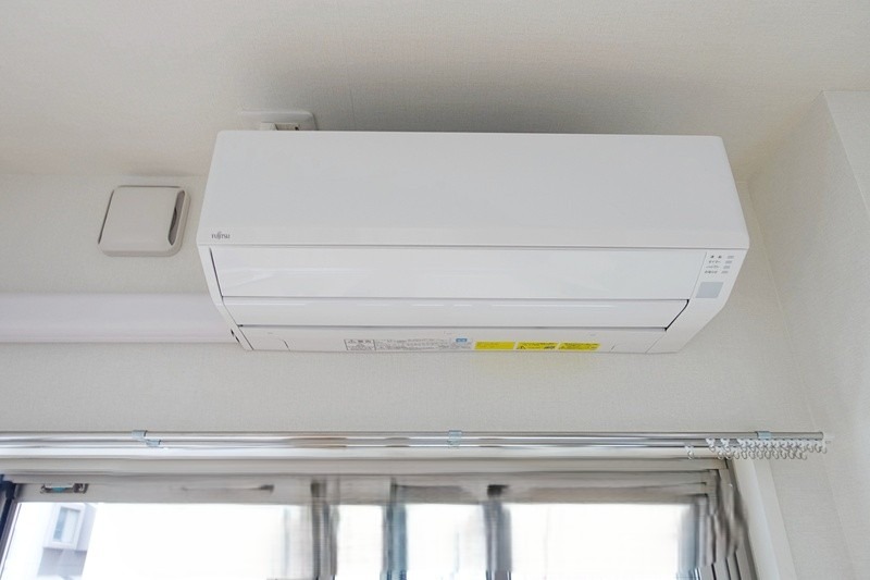 エアコン付きで年中快適に過ごせますね♪