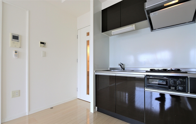 作業スペースが広くて料理がはかどるキッチンです