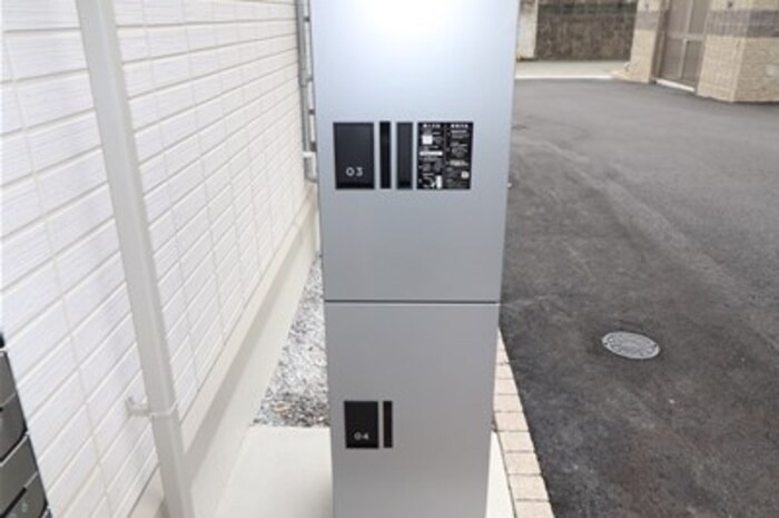 宅配ボックス付きで荷物の受取が楽々です