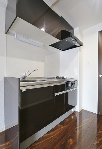 ２口コンロ・グリルと機能性も充分