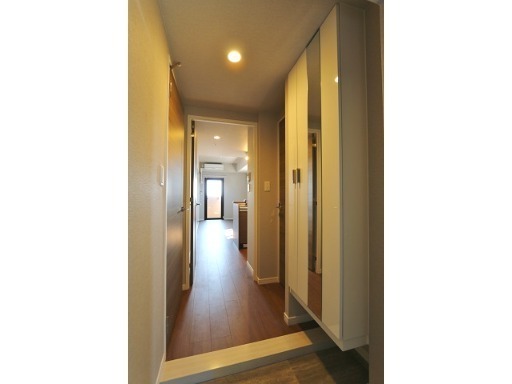 開放感のある玄関です