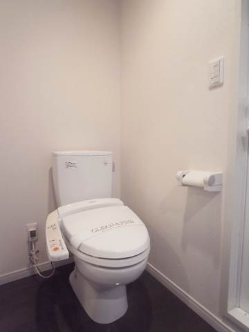 温水洗浄便座付きです