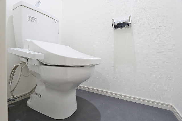 温水洗浄便座付きです