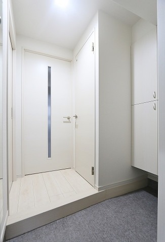 開放感のある玄関ですね