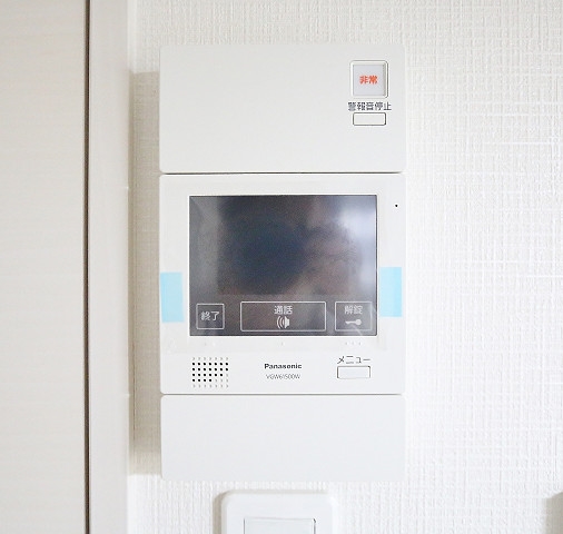 モニタ付きで来客時も安心