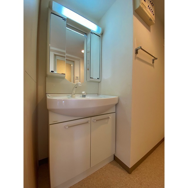 朝の支度はこちらです。