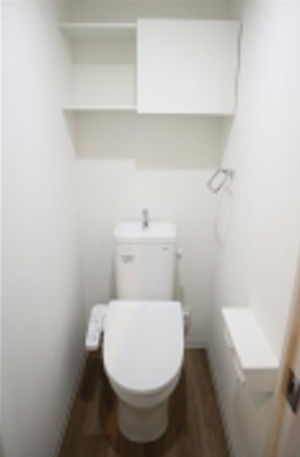 清潔感のあるといれですね