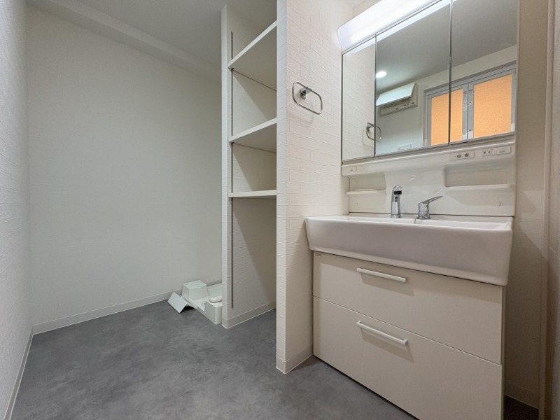 朝の支度はこちらです。