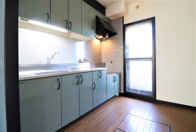 キッチン側にもバルコニーがあります